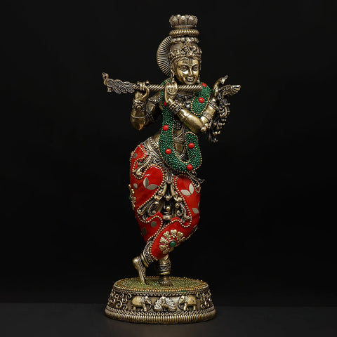 Brass Krishna Superfine Idols