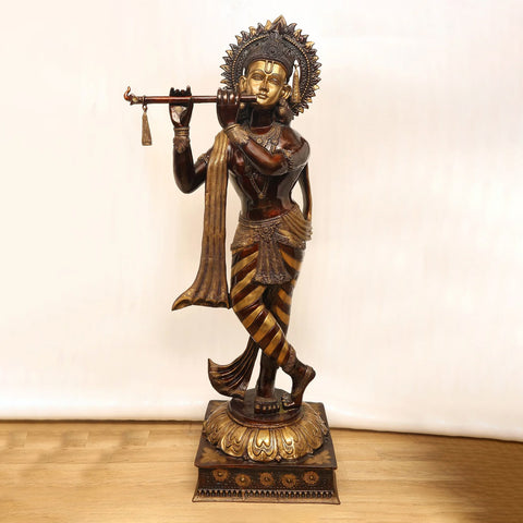 Brass Large Krishna Statues