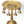 15" Brass Urli Stand with Dangling Bells