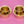 4" Brass Coffee Dabara (Set of 2)