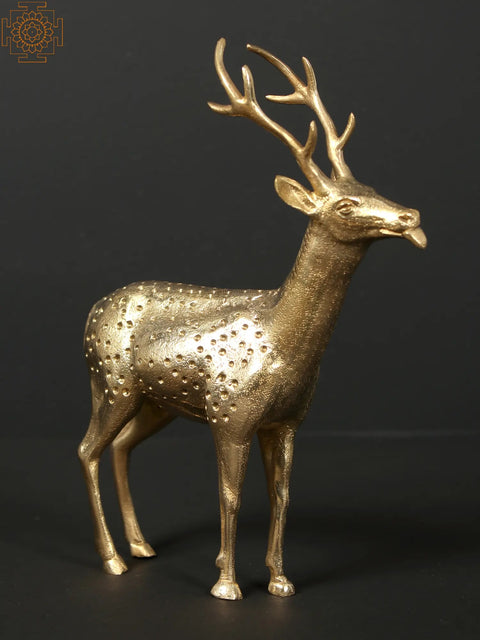 8" Cute Deer Sticking Out Tongue | Home Decor