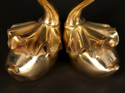 Mr. & Mrs. Swan Couple Statue | Home Decor