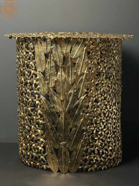 21" Designer Decorative Brass Table