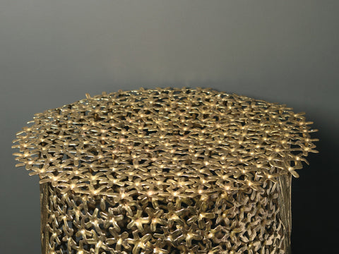 21" Designer Decorative Brass Table