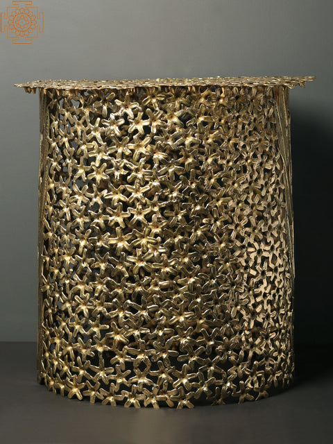 21" Designer Decorative Brass Table