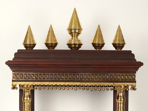 39" Large Designer Temple with Dangling Ghungroos