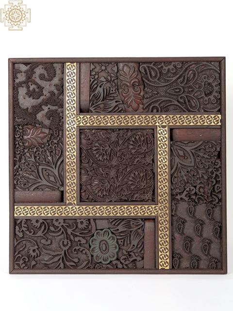 18" Square Shape Wood Wall Panel