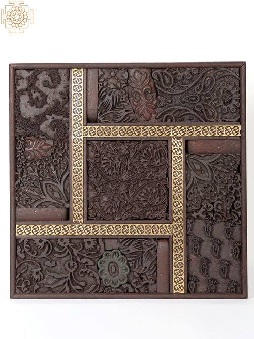 18" Square Wood Wall Panel for Home Decor