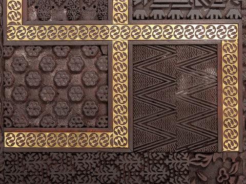 18" Decorative Swastik Design Wall Panel