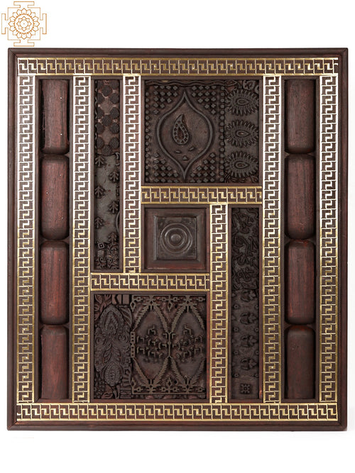 27" Wood Wall Hanging Panel for Home Decor