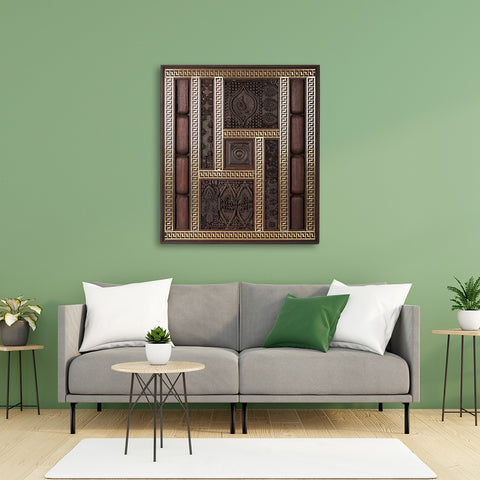 27" Wood Wall Hanging Panel