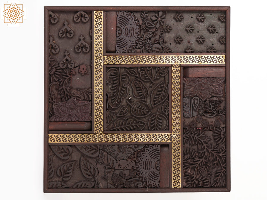 18" Square Wood Wall Panel for Home Decor