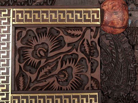 33" Swastik Design Wall Hanging Panel