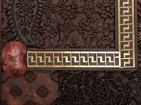 33" Swastik Design Wall Hanging Panel