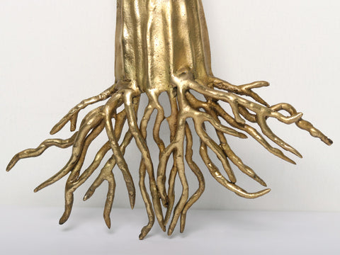 27" Brass Tree with Inlay Work | Wall Hanging