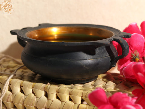 5" Small Brass Urli Bowl