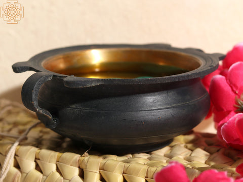 5" Small Brass Urli Bowl