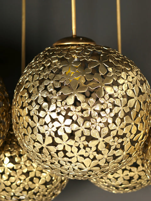 Flower Design Moroccon Lighting (Set of 5 Pcs.)