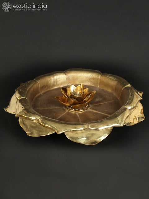 Huge Lotus Urli | Made of Brass