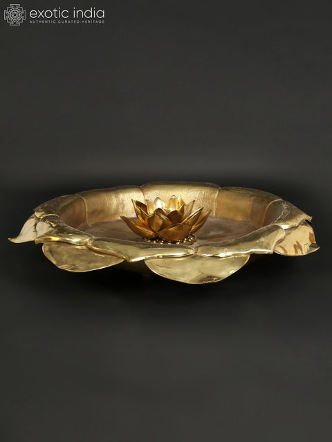 Huge Lotus Urli | Made of Brass