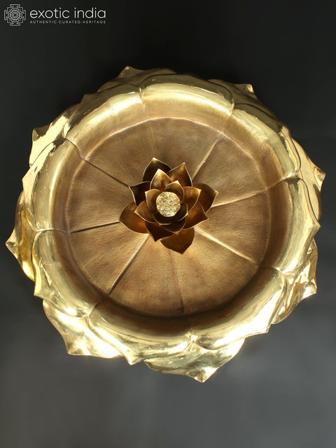 Huge Lotus Urli | Made of Brass