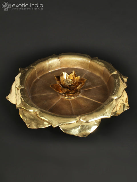 Huge Lotus Urli | Made of Brass