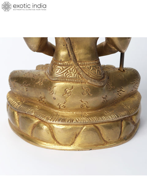 6" Mahayogi Shiva Brass Statue