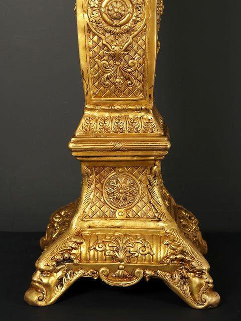 34" Decorative Brass Column (Pedestal)