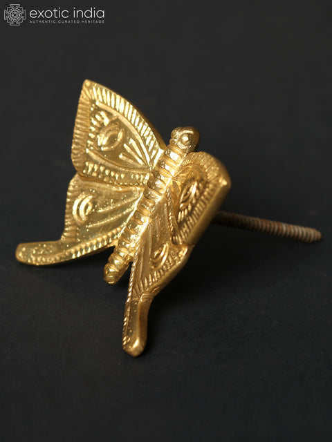 3" Small Brass Butterfly | Wall Decor