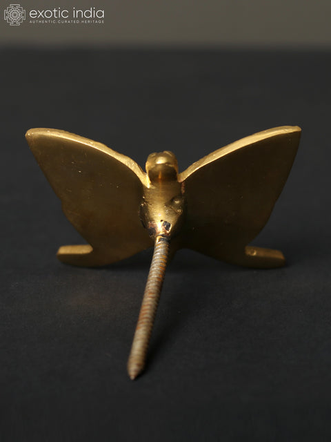 3" Small Brass Butterfly | Wall Decor