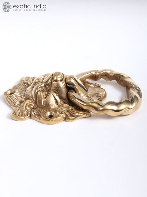 5" Brass Lion Door Knocker