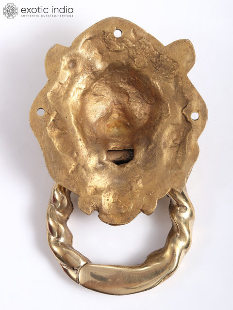 5" Brass Lion Door Knocker