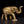 2" Small Decorative Elephant Brass Statue