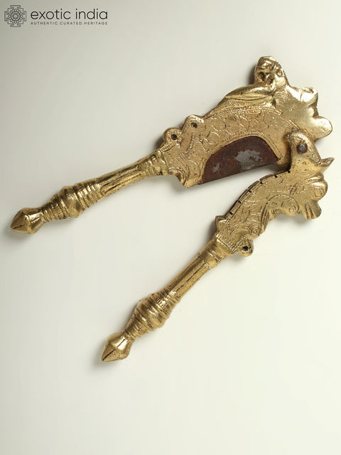 6" Brass and Iron Nut Cracker