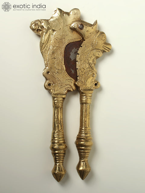 6" Brass and Iron Nut Cracker