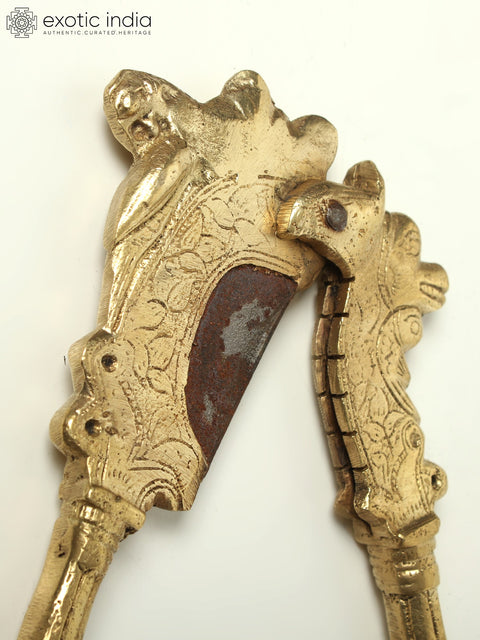 6" Brass and Iron Nut Cracker