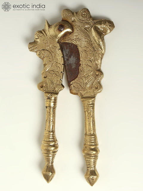 6" Brass and Iron Nut Cracker