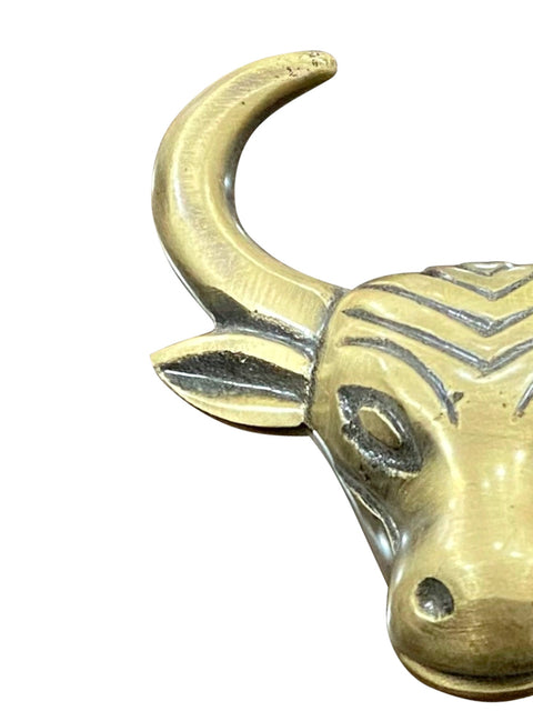 2" Brass Bull Head Door Knob