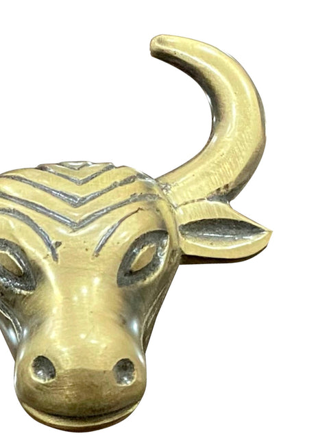 2" Brass Bull Head Door Knob