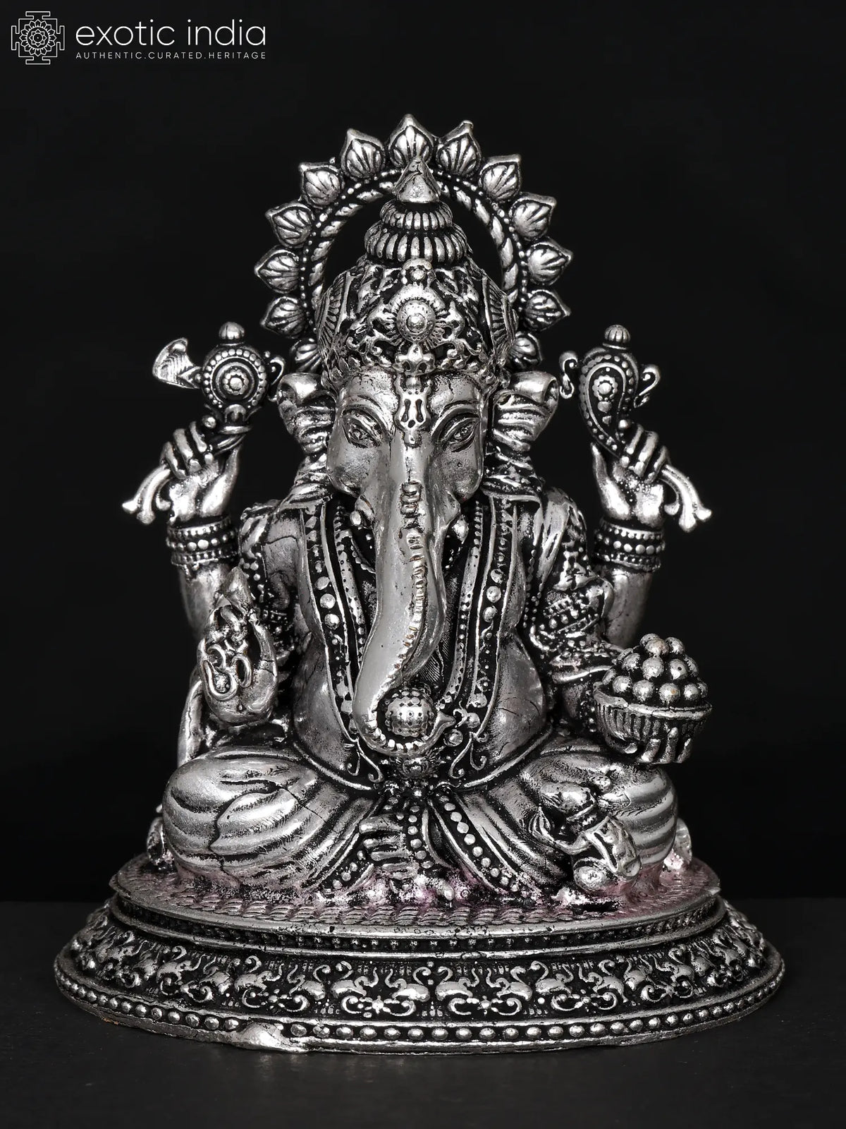 Small Brass Superfine Lord Ganapati Idol