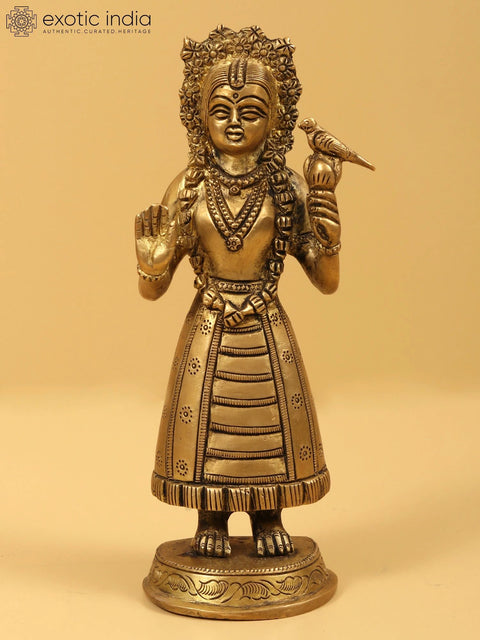 9" Set of Navadurga Statues in Brass