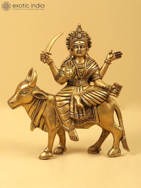 9" Set of Navadurga Statues in Brass