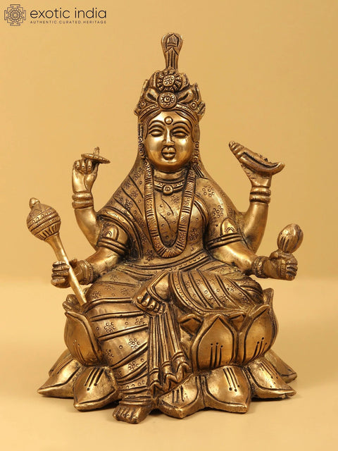 9" Set of Navadurga Statues in Brass