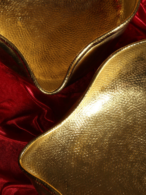 Brass Designer Urli (Set of 2)
