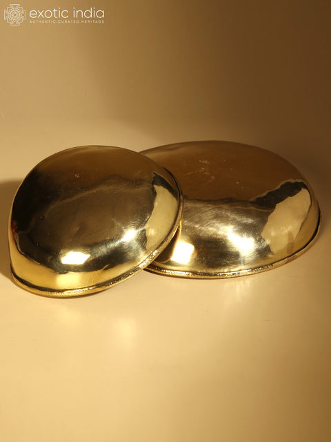 Brass Designer Urli (Set of 2)