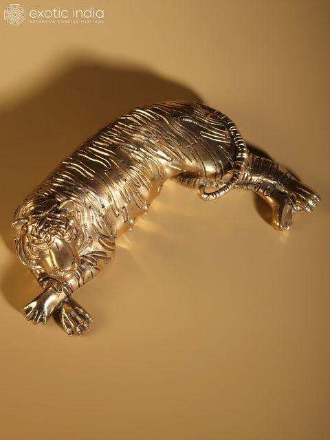 9" A Relaxing Tiger | Home Decor