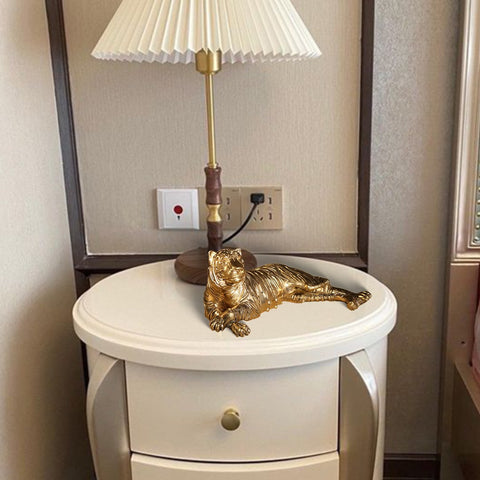 9" A Relaxing Tiger | Home Decor