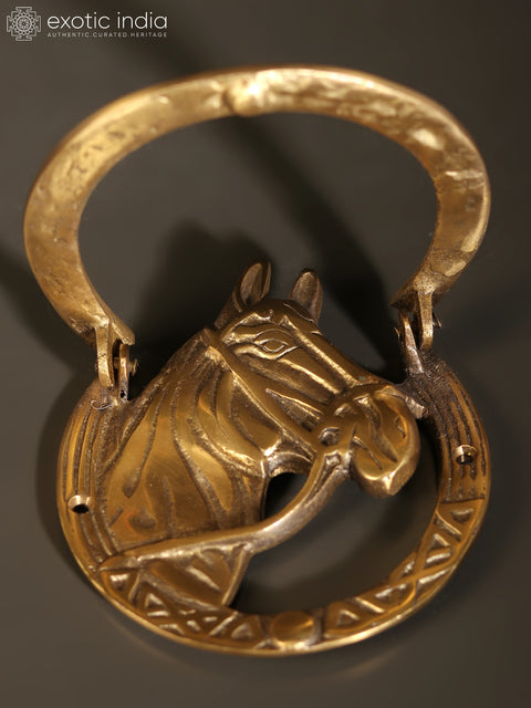 5" Brass Horse Door Knocker