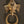 7" Ganesha Door Knocker In Brass