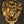 7" Brass Lion Head Door Knocker